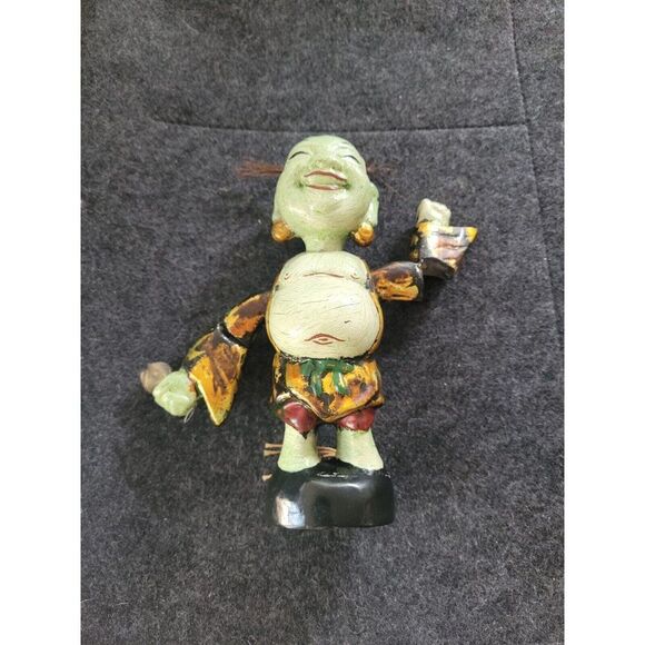 Mid20th Vintage water puppet doll Asian folk art toy - Picture 2 of 5